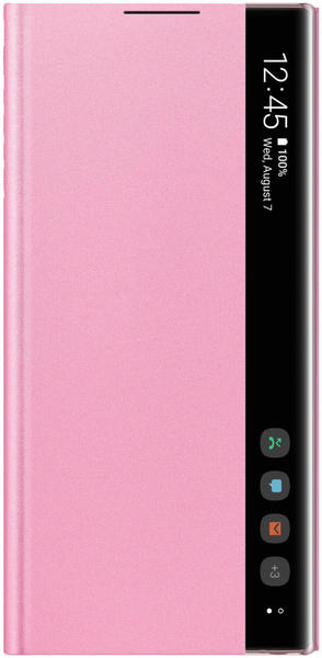 Samsung Clear View Cover (Galaxy Note 10) pink