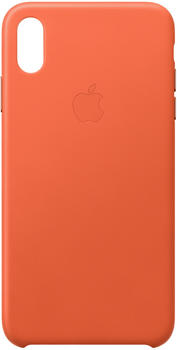 Apple Leder Case (iPhone Xs Max) Abendsonne
