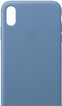 Apple Leder Case (iPhone Xs Max) Kornblume