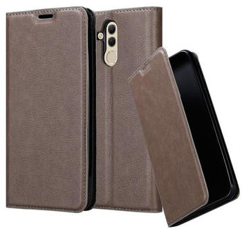 Cadorabo Flip Case für Huawei MATE 20 LITE in KAFFEE BRAUN
