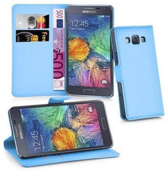 Cadorabo Flip Case für Samsung Galaxy A7 2015 in PASTEL BLAU