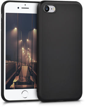 kwmobile Apple iPhone 7 / 8 Hülle - Handyhülle für Apple iPhone 7 / 8 - Handy Case in Metallic Schwarz