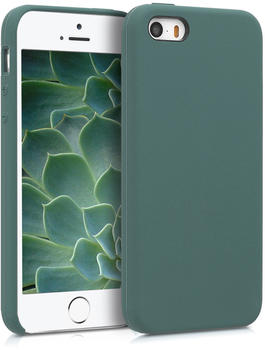 kwmobile Apple iPhone SE / 5 / 5S Hülle - Handyhülle für Apple iPhone SE / 5 / 5S - Handy Case in Tannengrün