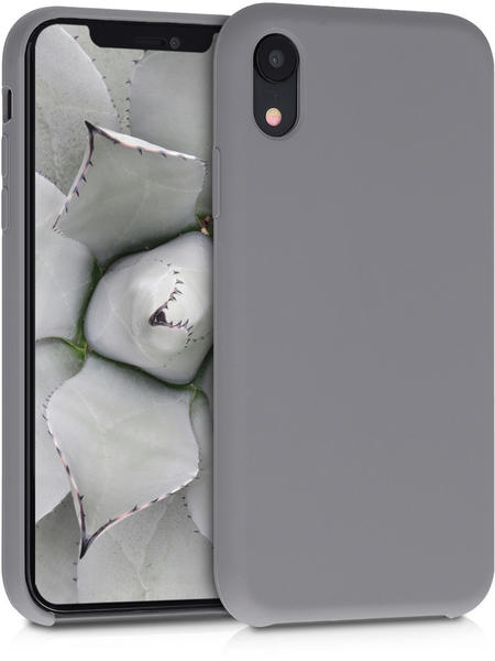 kwmobile Apple iPhone XR Hülle - Handyhülle für Apple iPhone XR - Handy Case in Titanium Grey