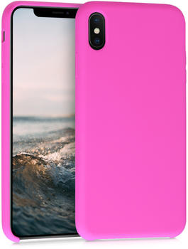 kwmobile Apple iPhone XS Max Hülle - Handyhülle für Apple iPhone XS Max - Handy Case in Magenta