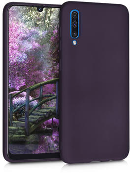 kwmobile Samsung Galaxy A50 Hülle - Handyhülle für Samsung Galaxy A50 - Handy Case in Metallic Brombeere