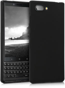 kwmobile Blackberry KEYtwo (Key2) Hülle - Handyhülle für Blackberry KEYtwo (Key2) - Handy Case in Schwarz matt