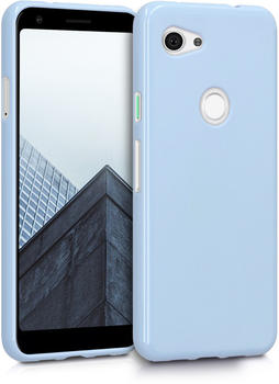 kwmobile Google Pixel 3a Hülle - Handyhülle für Google Pixel 3a - Handy Case in Hellblau matt