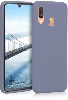 kwmobile Samsung Galaxy A40 Hülle - Handyhülle für Samsung Galaxy A40 - Handy Case in Lavendelgrau matt