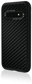 Black Rock Robust Real Carbon Cover für Samsung Galaxy S10+ Schwarz