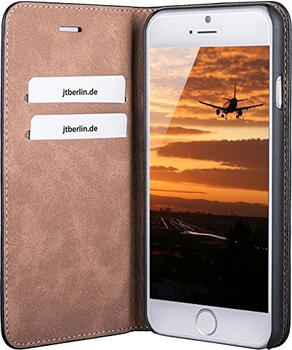 JT Berlin LederBook Tegel - Apple iPhone 7 / 8 - cognac
