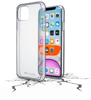 Cellular Line CLEAR DUO Backcover ultra-transparent für Apple iPhone 11 Handyhülle