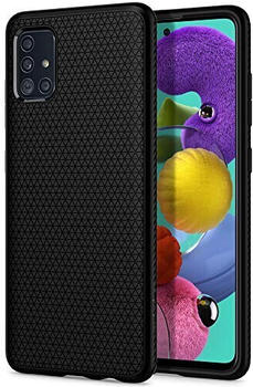 Spigen Liquid Air für Samsung Galaxy A51 Hülle ACS00601 Stylisch Muster Design Handyhülle mit Luftpolster Schutzhülle Capsule Case Black