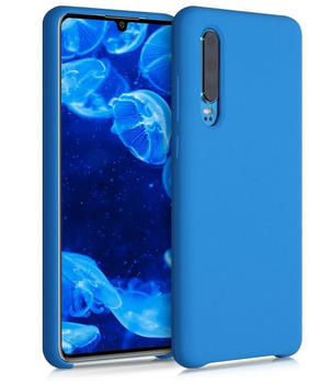 kwmobile Huawei P30 - Handyhülle gummiert - Handy Case in Blue Temptation