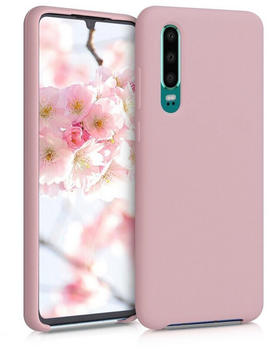 kwmobile Huawei P30 - Handyhülle gummiert - Handy Case in Peach Skin