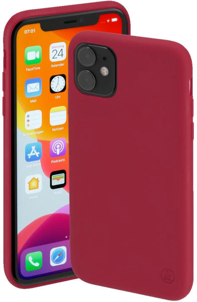 Hama Finest Feel Handyhülle, Apple iPhone 11, Rot