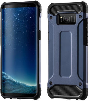 COFI1453 Panzerhülle Bumper Hybrid Armor SchutzHülle für Samsung Galaxy M20 (M205FD) in Blau