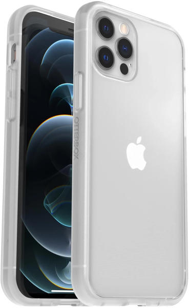 OtterBox React + Trusted Glass , Backcover, Apple, iPhone 12/ 12 Pro, Polycarbonat, Kunststoff, Transparent