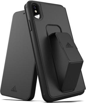 Adidas SP Grip Folio Case (iPhone XS Max) Schwarz