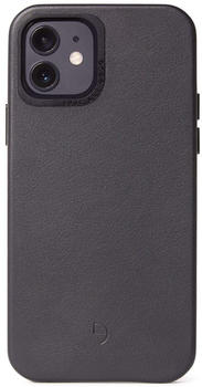 Decoded Leder Backcover mit MagSafe (iPhone 12 mini) Schwarz
