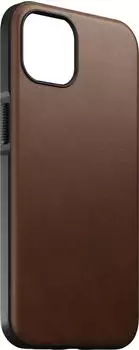 Nomad Nomad Modern Case Rustic Brown Leather MagSafe iPhone 13