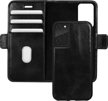 19twenty8 Lynge Samsung Galaxy S21 Ultra 2-in-1 Cover Leder Schwarz
