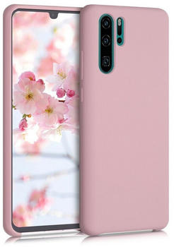 kwmobile Huawei P30 Pro - Handyhülle gummiert - Handy Case in Peach Skin