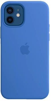 Apple Silikon Case mit MagSafe (iPhone 12/12 Pro) Capriblau