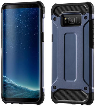 COFI1453 Panzerhülle Bumper Hybrid Armor SchutzHülle für XIAOMI REDMI NOTE 9 PRO MAX Silikon Hülle Zubehör Tasche Panzerschale Panzer in Blau