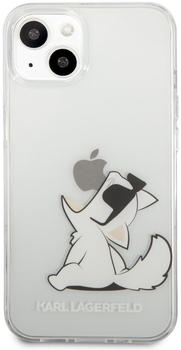 Karl Lagerfeld PC/TPU Choupette Eat Cover für Apple iPhone 13 mini - Pink