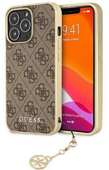 Guess 4G Charms Collection iPhone 13 Pro Braun
