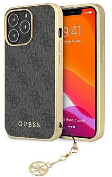Guess 4G Charms Back Cover (iPhone 13 Pro) Grau