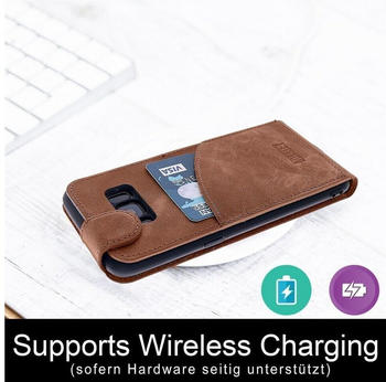 Burkley Vintage Flipcase für Samsung Galaxy S20 FE