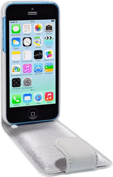 Artwizz Leder Flip Case SeeJacket weiß (iPhone 5C)