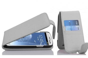 Cadorabo Flip Case (für Samsung Galaxy S3) weiß