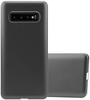Cadorabo Hülle für Samsung Galaxy S10 PLUS in METALLIC GRAU