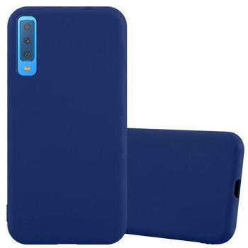 Cadorabo TPU Candy Cover (Galaxy A7 (2018)) Blau
