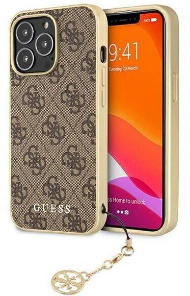 Guess 4G Charms Collection iPhone 13 Pro Max Braun