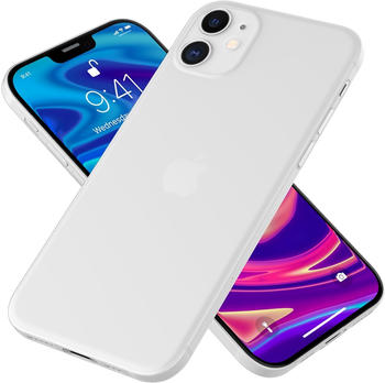 NALIA Hardcase (iPhone 12, iPhone 12 Pro), Smartphone Hülle, Weiss