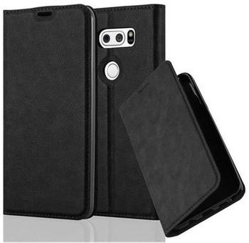 Cadorabo Flip Case für LG V30 in NACHT SCHWARZ