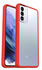 OtterBox Handyhülle Sleek Case, transparente, sturzsichere Schutzhülle für Samsung Galaxy S21+, Rot/Transparent