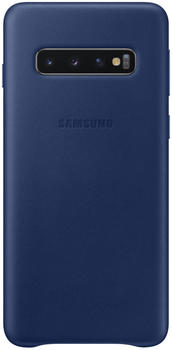 Samsung Leather Backcover (Galaxy S10) blau