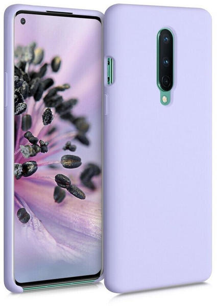 kwmobile OnePlus 8 (2020) - Handyhülle gummiert - Handy Case in Pastell Lavendel