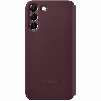Samsung Clear View Cover (Galaxy S22 Plus) Burgundy