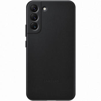 Samsung Leather Backcover (Galaxy S22 Plus) Black