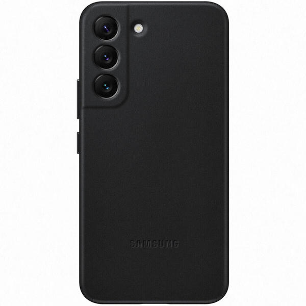 Samsung Leather Backcover (Galaxy S22) Black