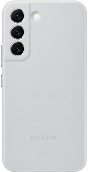 Samsung Leather Backcover (Galaxy S22) Light Gray