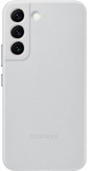 Samsung Leather Backcover (Galaxy S22) Light Gray