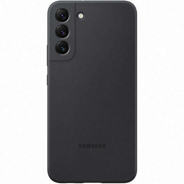 Samsung Silicone Cover (Galaxy S22 Plus) Black