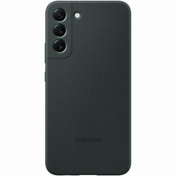 Samsung Silicone Cover (Galaxy S22 Plus) Dark Green